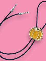 Load image into Gallery viewer, Fall Pumpkin Bolo Tie

