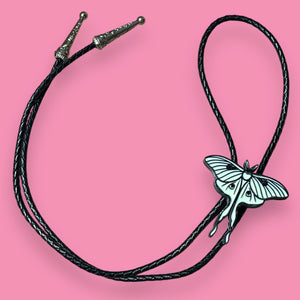 Luna Moth Bolo Tie