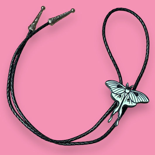 Luna Moth Bolo Tie