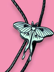 Load image into Gallery viewer, Luna Moth Bolo Tie
