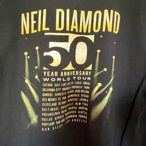 Neil Diamond 50th year anniversary tour shirt