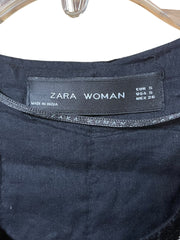 Load image into Gallery viewer, SOLD - Zara Woman Velvet Embroidered Fringe Vest – Small
