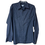 Load image into Gallery viewer, Wrangler Authentic Western Shirt – Black, Size Large
