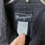 Load image into Gallery viewer, Wrangler Authentic Western Shirt – Black, Size Large
