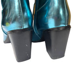 Load image into Gallery viewer, Women’s Metallic Teal Cowboy Boots – Size 6.5
