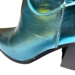 Load image into Gallery viewer, Women’s Metallic Teal Cowboy Boots – Size 6.5
