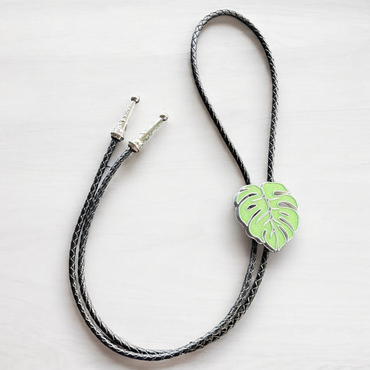 Monstera Bolo Tie