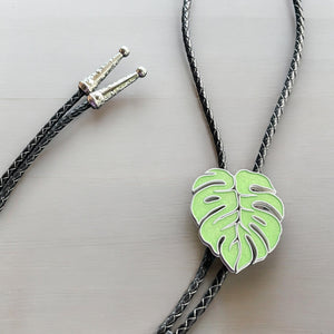 Monstera Bolo Tie