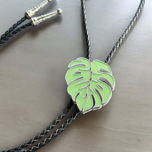 Monstera Bolo Tie