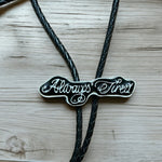 Load image into Gallery viewer, Always Tired Small Bolo Tie
