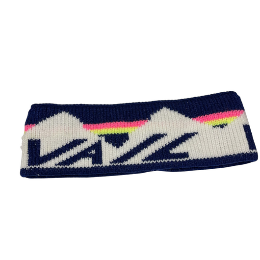Vintage Vail Woolens Knit Headband – 80s Retro Ski Style – Made in USA