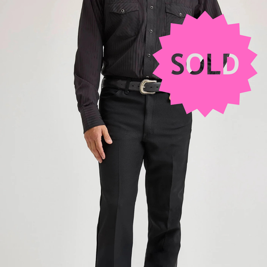 SOLD - Wrangler 82BK Black Western Dress Pants – 32x32