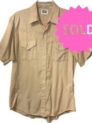 Load image into Gallery viewer, SOLD - Vintage Ely Cattleman Wrinkle-Resistant Western Shirt 16.5 Men’s L Distressed - Lisa Lassi