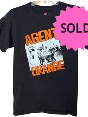 Load image into Gallery viewer, SOLD - 🎸 Agent Orange Band T-Shirt – Black – Size Small - Lisa Lassi