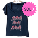 Load image into Gallery viewer, SOLD - Black Sabbath “Sabbath Bloody Sabbath” Tee – Women’s XL - Lisa Lassi

