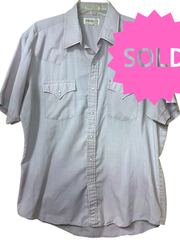 Load image into Gallery viewer, SOLD - Vintage Sheplers Western Snap Shirt 16.5 Men’s Large Distressed Workwear Project - Lisa Lassi