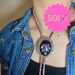 Load image into Gallery viewer, Pressed Flower Bolo Tie
