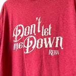 Load image into Gallery viewer, Reba “Fancy” Lyrics Graphic Tee Here’s Your One Chance Red Unisex Large
