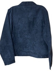 Load image into Gallery viewer, Relativity Vintage Faux Suede Jacket – Women’s Soft Touch Button Front, 90s/Y2K