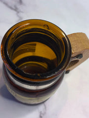 Load image into Gallery viewer, Vintage Opryland USA Nashville Amber Glass Mini Mug Toothpick Holder Souvenir