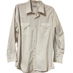 Load image into Gallery viewer, Sheplers Western Pearl Snap Shirt | Cream | Long Sleeve | Men’s 17.5 / XL
