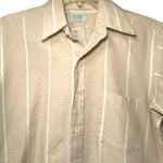 Load image into Gallery viewer, Vintage Arrow Dover Peach Stripe Shirt – USA Made Retro Button-Up, Men’s Medium - Lisa Lassi
