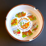 Load image into Gallery viewer, Vintage Arizona Grand Canyon State Ceramic Souvenir Ashtray Roadrunner Desert
