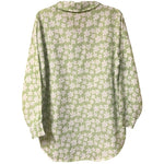 Load image into Gallery viewer, Oversized Green Floral Button-Up Blouse / Mini Dress
