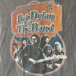 Load image into Gallery viewer, Bob Dylan and The Band Concert Graphic T-Shirt Charcoal Gray Unisex S

