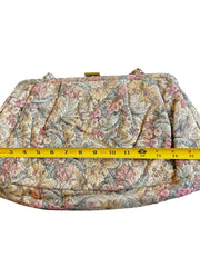 Load image into Gallery viewer, Vintage Floral Tapestry Frame Handbag Pleated Carpet Bag Top Handle Purse