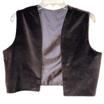 Load image into Gallery viewer, Vintage Style Handmade Brown Vest | Cropped | Lined | DIY / Layering Piece
