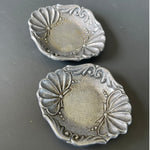 Load image into Gallery viewer, 1996 Carson Pewter Trinket Ring Tray Set of 2 Metal Dishes
