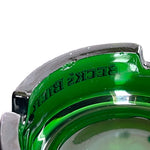 Load image into Gallery viewer, Vintage Beck’s Bier Green Glass Ashtray France Made Beer Advertising Barware
