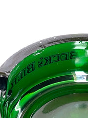Load image into Gallery viewer, Vintage Beck’s Bier Green Glass Ashtray France Made Beer Advertising Barware