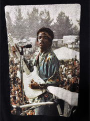 Load image into Gallery viewer, Jimi Hendrix Authentic Tee – Woodstock Photo Graphic – Black T-Shirt (Size M)