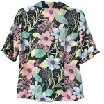 Load image into Gallery viewer, 🌼 BFA Classics Sheer Floral Button-Up Blouse – Size Small
