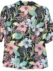 Load image into Gallery viewer, 🌼 BFA Classics Sheer Floral Button-Up Blouse – Size Small
