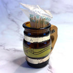 Load image into Gallery viewer, Vintage Opryland USA Nashville Amber Glass Mini Mug Toothpick Holder Souvenir
