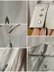 Load image into Gallery viewer, Sheplers Western Pearl Snap Shirt | Cream | Long Sleeve | Men’s 17.5 / XL