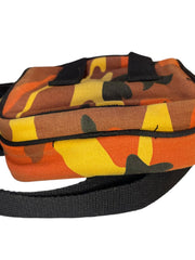 Load image into Gallery viewer, Vintage Rothco Savage Orange Camo Excursion Organizer Crossbody Belt Bag Y2K