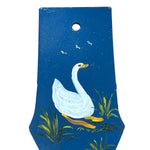 Load image into Gallery viewer, Hand Painted Cultivator Plow Point Goose Folk Art Wall Hanging Farm Decor
