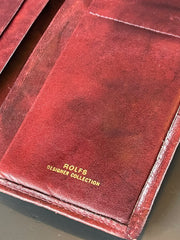 Load image into Gallery viewer, Vintage ROLFS Cowhide Leather Wallet Burgundy Oxblood Long Organizer Western