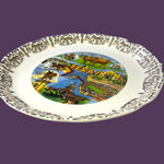 Load image into Gallery viewer, Vintage Texas Souvenir Plate Lone Star State Alamo 9.25”
