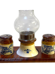 Load image into Gallery viewer, Vintage 1986 Emson Home Sweet Home Salt Pepper Lantern Set NIB