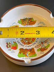 Load image into Gallery viewer, Vintage Arizona Grand Canyon State Ceramic Souvenir Ashtray Roadrunner Desert
