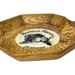 Load image into Gallery viewer, Vintage Buffalo Ranch Oklahoma Ceramic Ashtray

