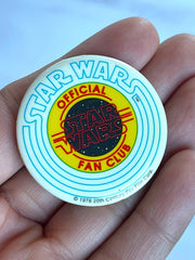 Load image into Gallery viewer, Vintage 1978 Star Wars Official Fan Club Pinback Button 20th Century Fox