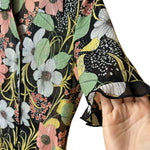 Load image into Gallery viewer, 🌼 BFA Classics Sheer Floral Button-Up Blouse – Size Small
