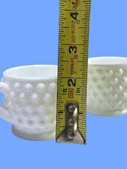 Load image into Gallery viewer, Vintage Fenton White Milk Glass Hobnail Mini Creamer &amp; Sugar Bowl Set