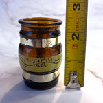 Load image into Gallery viewer, Vintage Opryland USA Nashville Amber Glass Mini Mug Toothpick Holder Souvenir
